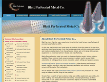 Tablet Screenshot of perforatedmetalscreen.com